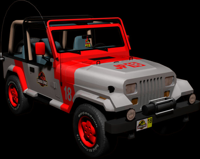 Jurassic Park Jeep Wrangler Sahara