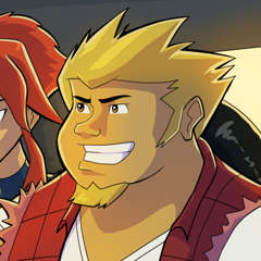 The Megas XLR gang after a long day of smashing