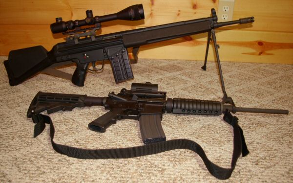 Springfield SAR8 and Bushmaster XM15 bullet hoses