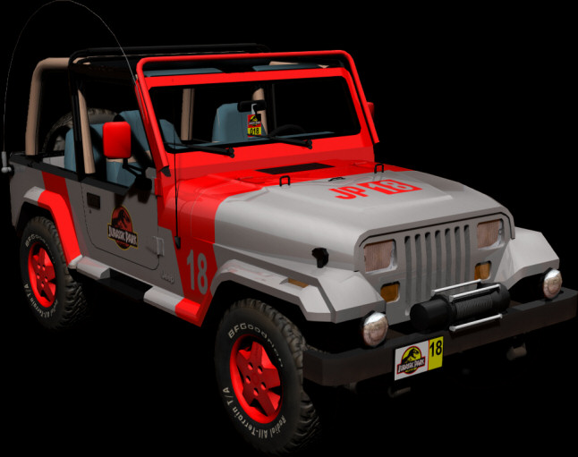 Jurassic Park Jeep Wrangler Sahara